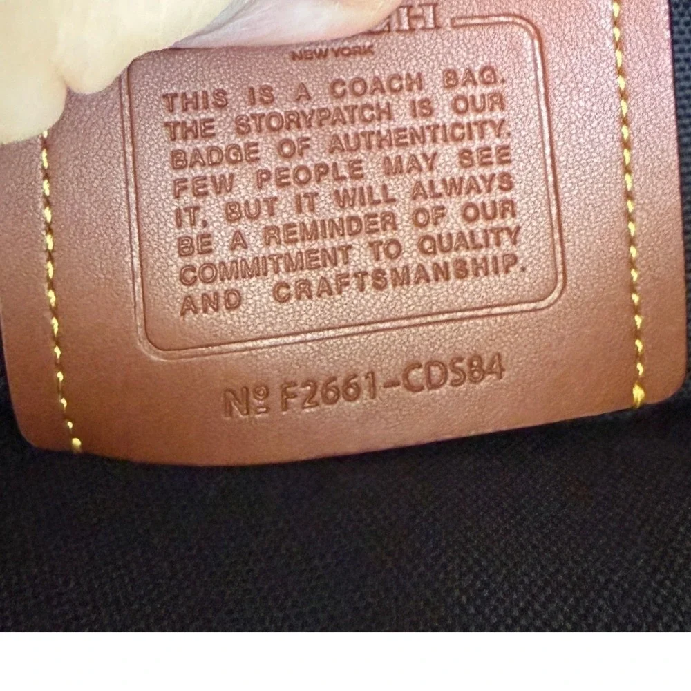 Coach Dakota Crossbody Bag Glovetanned Loved Leather Brown w/ box, NWT